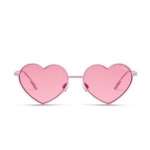 QUAY ‘Heartbreaker’ Heart Shaped Sunglasses